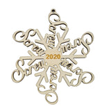 Screw 2020 Ornament - Covid Ornament - Handmade Wood Ornament Swearflake Christmas Ornament Pandemic Quarantine Covid 19 F*ckFlake F-Flake