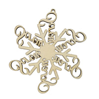 Screw 2020 Ornament - Covid Ornament - Handmade Wood Ornament Swearflake Christmas Ornament Pandemic Quarantine Covid 19 F*ckFlake F-Flake