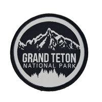 Wyoming Patch – WY Grand Teton National Park - Travel Patch – Souvenir Patch 3" Iron On Sew On Embellishment Applique Snowshoeing Ski