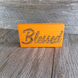Blessed Sign - Fall Decor - Fall Thanksgiving Sign Rustic Decor - Fall Sign - Handmade in the USA