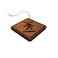 Baboon Crossing Ornament - Baboon Ornament - Wood Ornament Handmade in USA