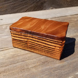 Wood Jewelry Box Burl Redwood Rustic Handmade California Storage Live Edge #395 5th Anniversary Gift Christmas Present