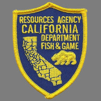 California Patch – California Souvenir – Fish and Game Department Shield 3.25"