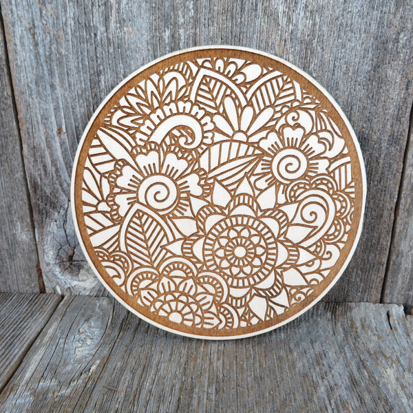 Color Your Own Wood Art ONLY DIY Wood Trivet Coloring Project