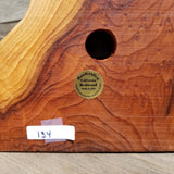 Redwood Wood Clock Redwood Burl Clock Sitting #134 2 Tone