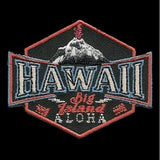 Hawaii Patch – Big Island HI Souvenir Aloha Volcano Travel Patch – Iron On – Applique 2.5"" Island Embellishment Applique