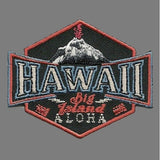 Hawaii Patch – Big Island HI Souvenir Aloha Volcano Travel Patch – Iron On – Applique 2.5"" Island Embellishment Applique