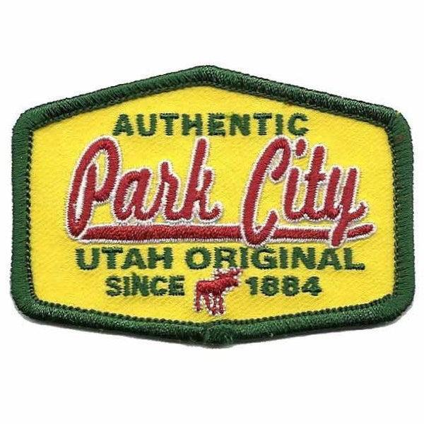 Park City Utah Patch – Mountain Resort UT – Travel Patch Iron On 3″