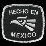 Hecho En Mexico Iron on Patch 3″ White Border Souvenir