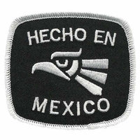 Hecho En Mexico Iron on Patch 3″ White Border Souvenir