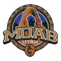 Utah Patch – Moab UT – Arches National Park – Travel Patch Iron On – UT Souvenir Patch – Embellishment Applique – 3″ Travel Gift Kokopelli