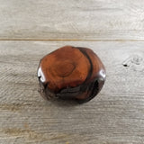 Wood Ring Box Redwood Rustic Handmade Token Ashes #289