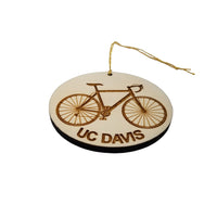 Boise Idaho Wood Ornament - Mens Bike or Bicycle - Handmade Wood Ornament Made in USA Christmas Decor